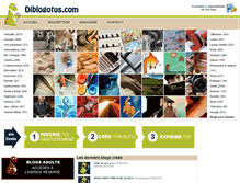 Tablet Screenshot of diblogotus.com